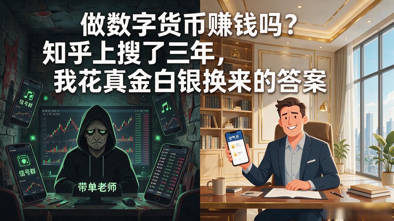 做数字货币赚钱吗？知乎上搜了三年，我花真金白银换来的答案