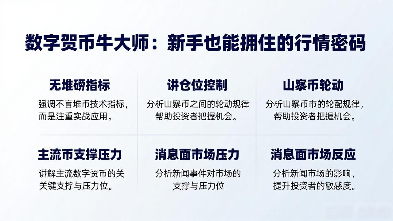 数字货币牛大师：新手也能抓住的行情密码