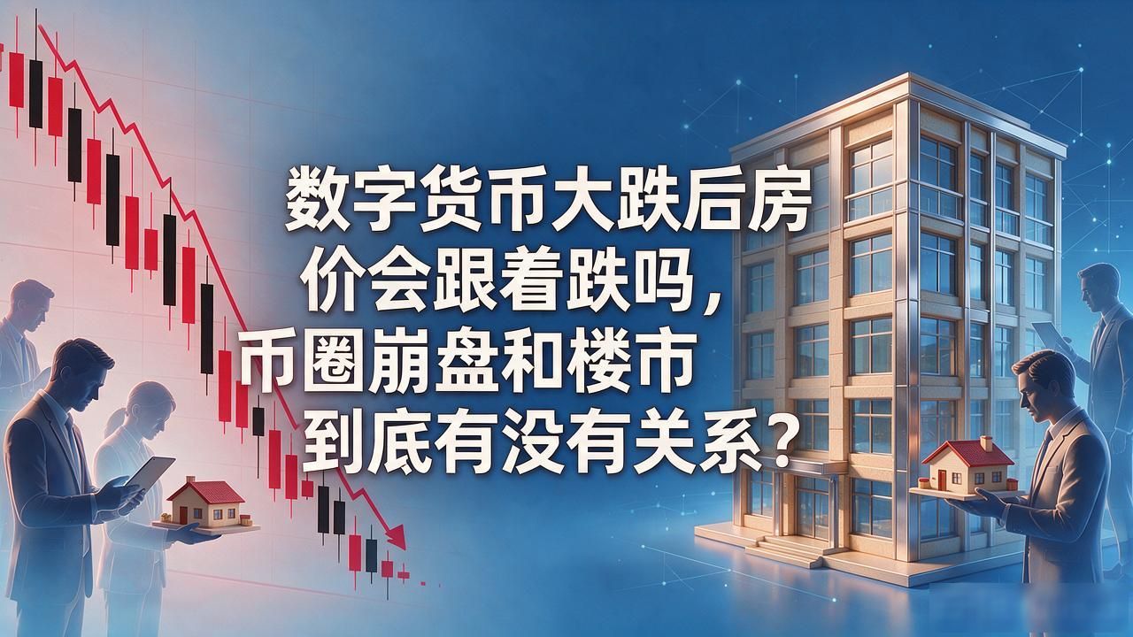 数字货币大跌后房价会跟着跌吗，币圈崩盘和楼市到底有没有关系