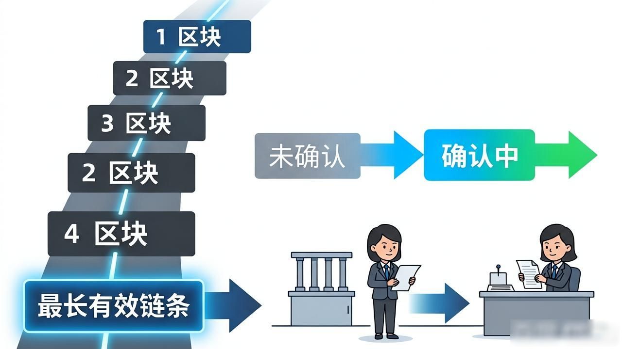 区块链转账到底怎么跑完？一图看懂核心流程
