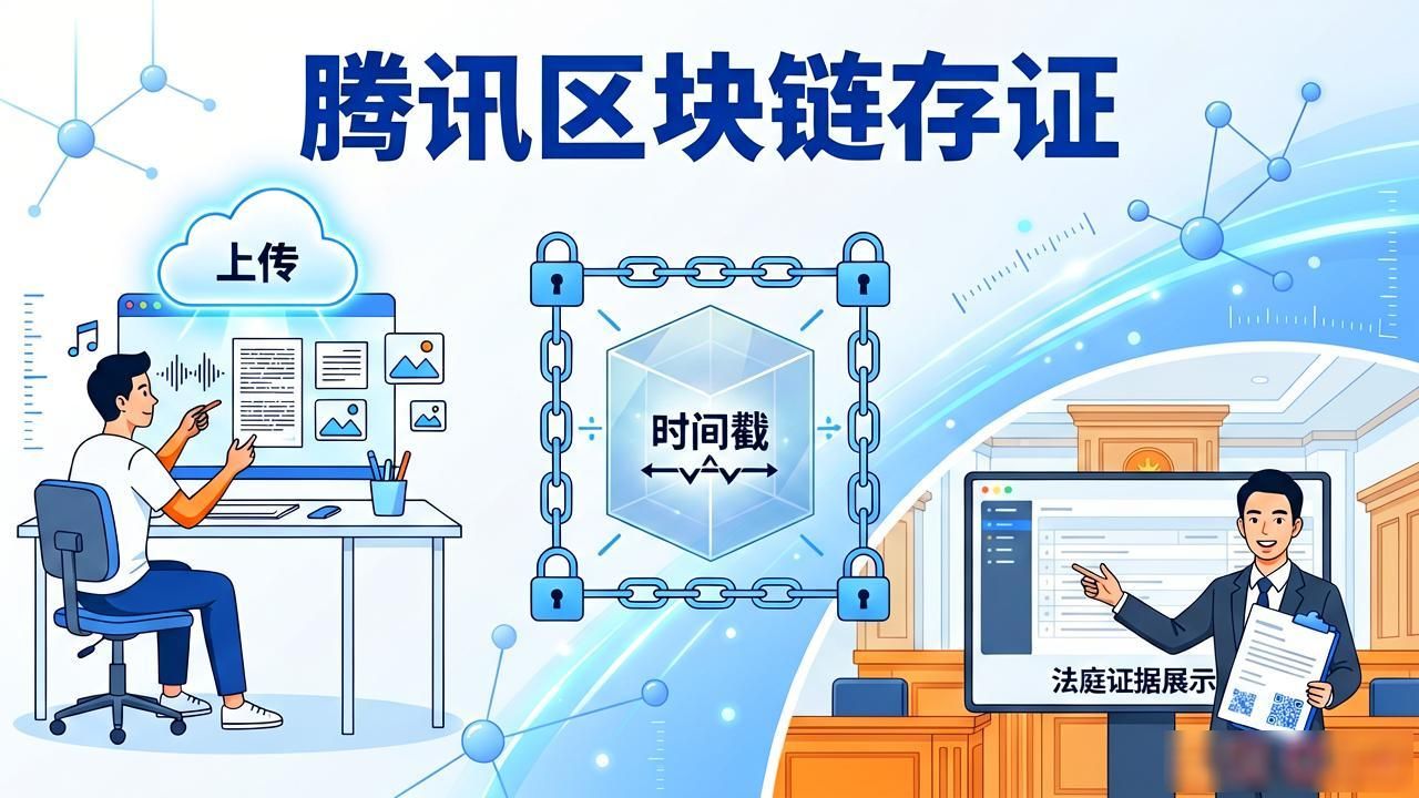 腾讯区块链存证怎么用？打官司取证更简单