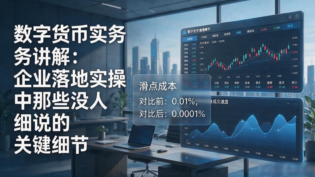 数字货币实务讲解：企业落地实操中那些没人细说的关键细节