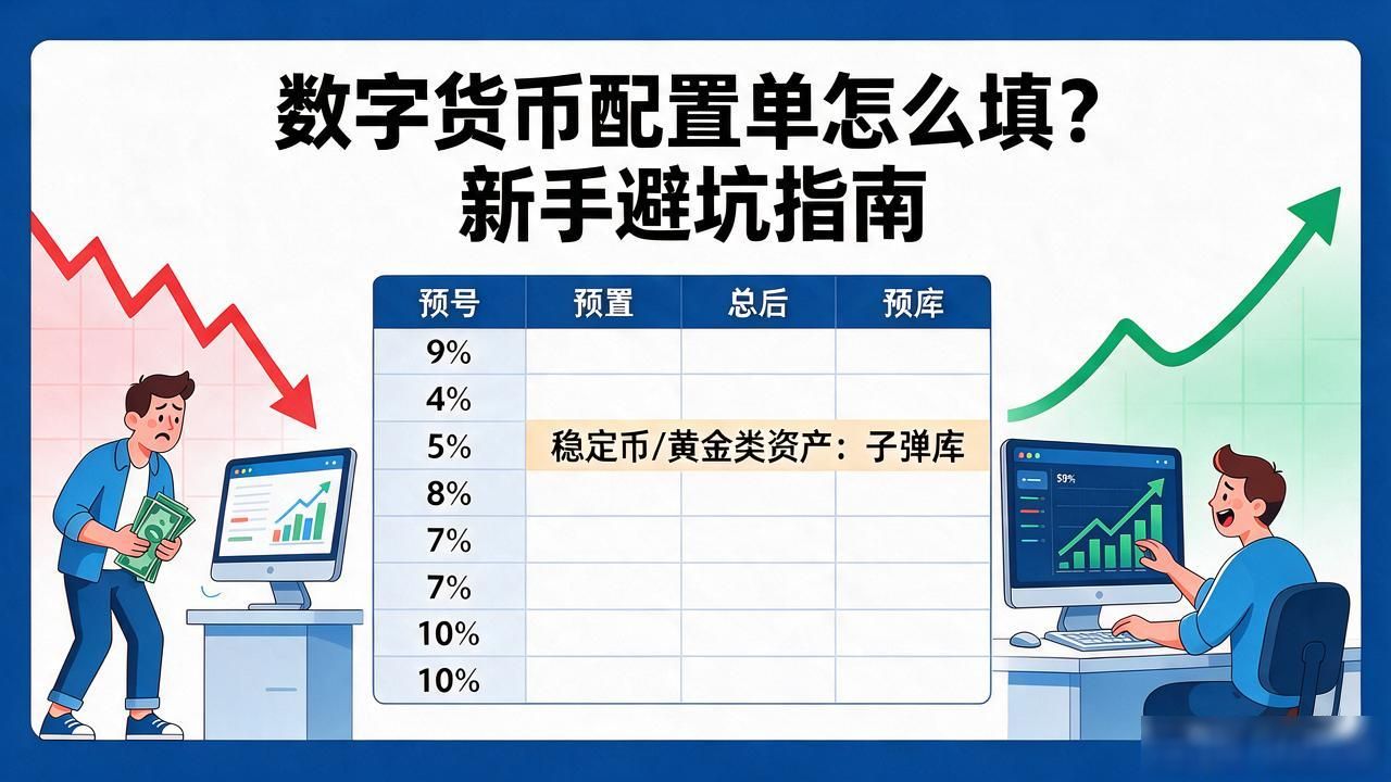 数字货币配置单怎么填？新手避坑指南-第1张图片-imToken 官网｜全球领先多链去中心化钱包｜BTC ETH NFT DeFi 管理工具