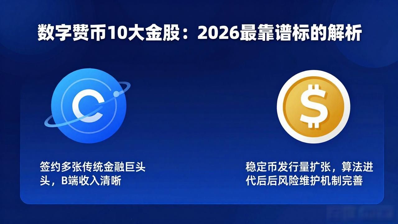 数字货币10大金股：2026最靠谱标的解析