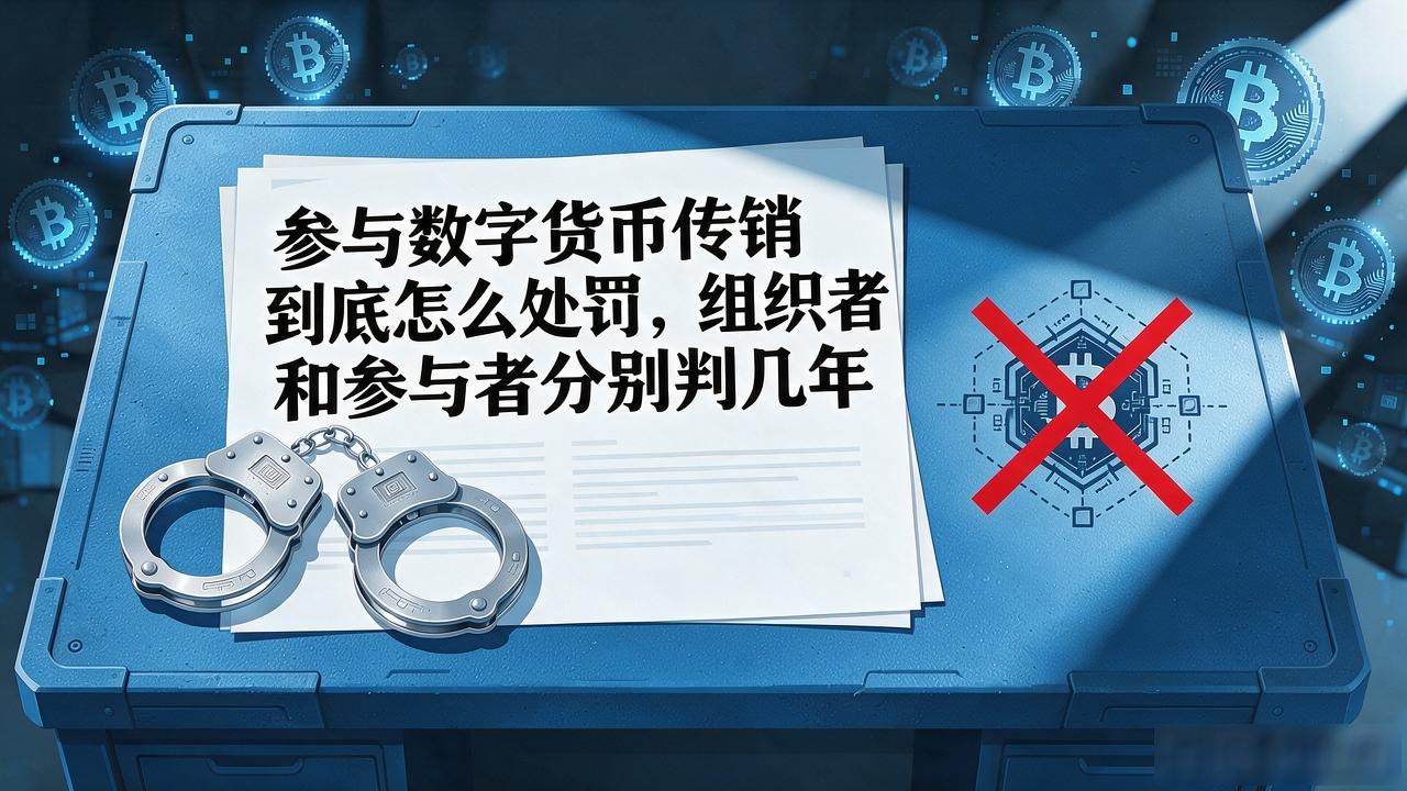 参与数字货币传销到底怎么处罚，组织者和参与者分别判几年
