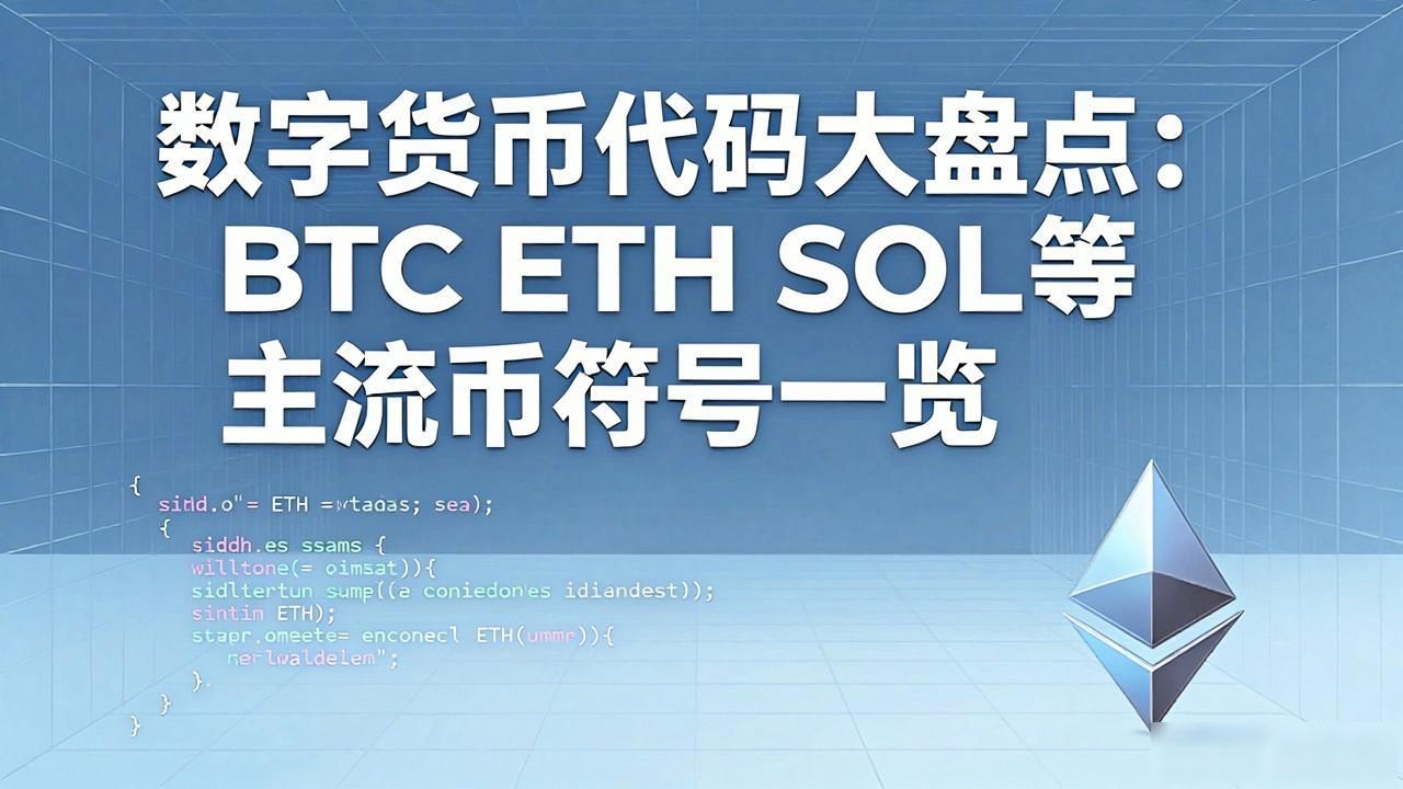 数字货币代码大盘点：BTC ETH SOL等主流币符号一览-第1张图片-imToken 官网｜全球领先多链去中心化钱包｜BTC ETH NFT DeFi 管理工具