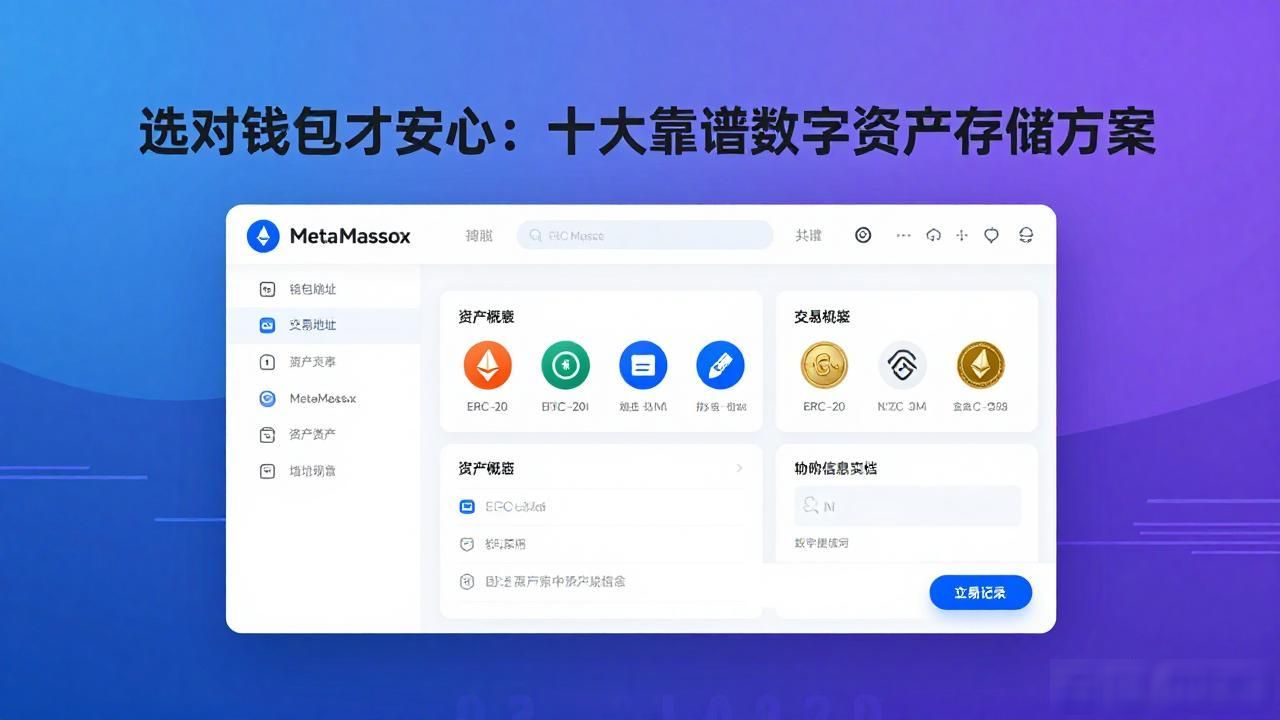 选对钱包才安心：十大靠谱数字资产存储方案