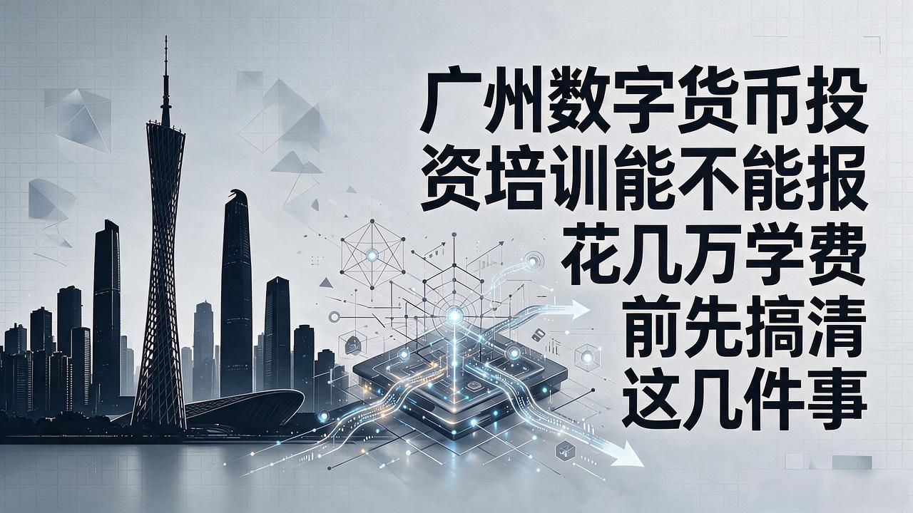 广州数字货币投资培训能不能报 花几万学费前先搞清这几件事