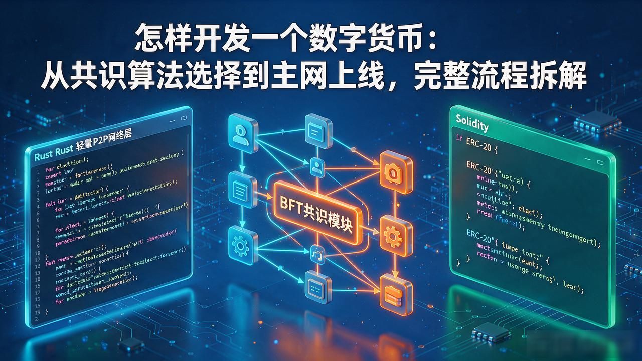 怎样开发一个数字货币：从共识算法选择到主网上线，完整流程拆解
