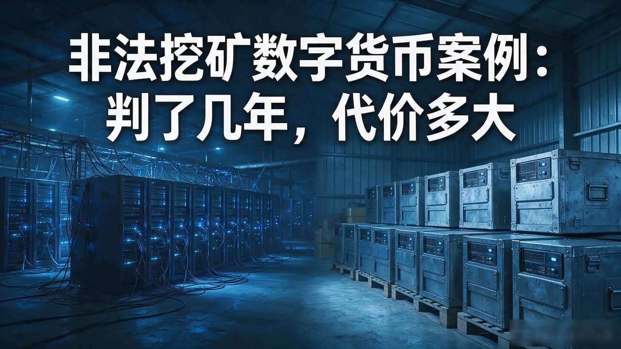 非法挖矿数字货币案例：判了几年，代价多大