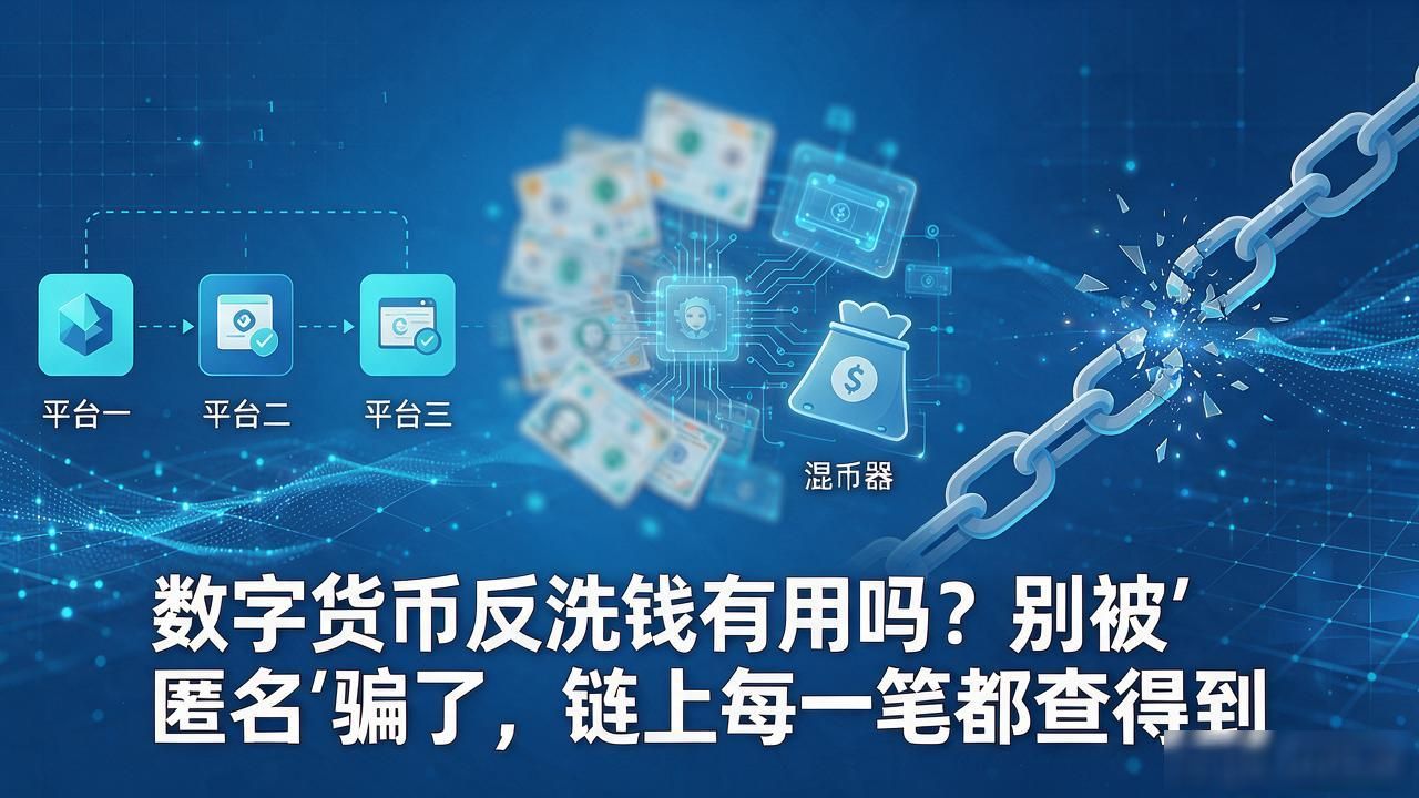 数字货币反洗钱有用吗？别被"匿名"骗了，链上每一笔都查得到